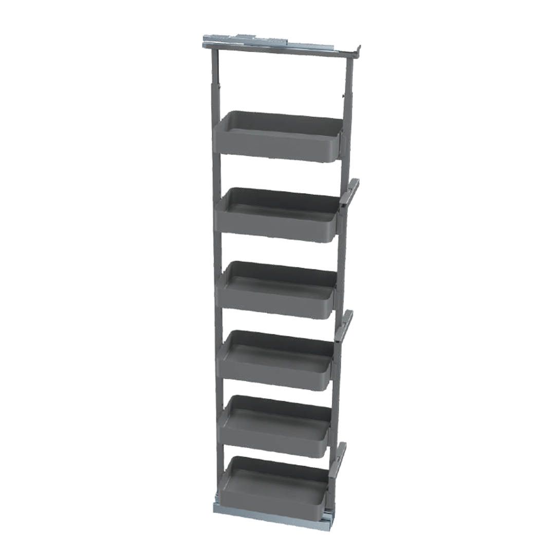 6-Tier Multipurpose Pull-Out Unit #BLP-RV63SL-XXX-AT