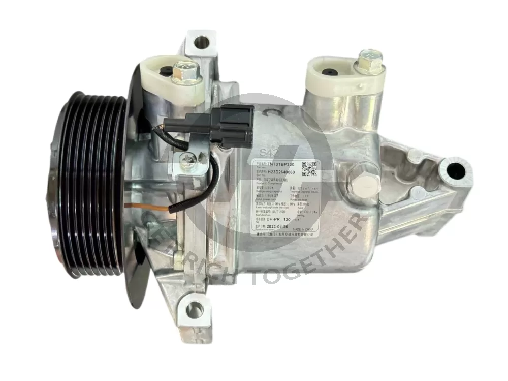 MARELLI A/C COMPRESSOR 7NT01BP300 CALSONIC MADE OEM 92600-3RJ1A 92600-1KC1A 92600-1KC3C FOR NISSAN ALMERA N17 NISSAN SUNNY  NISSAN JUKE (F15) - 1.6 DIG-T NISMO 4x4  [MR16DDT]  (2012.11 - 2019.12)