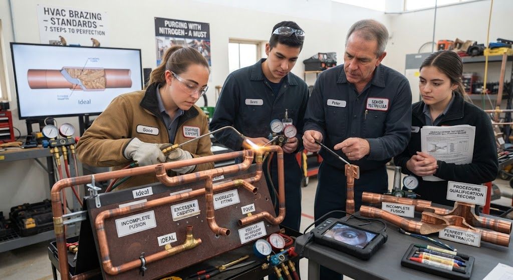 advanced HVAC piping brazing standards training
