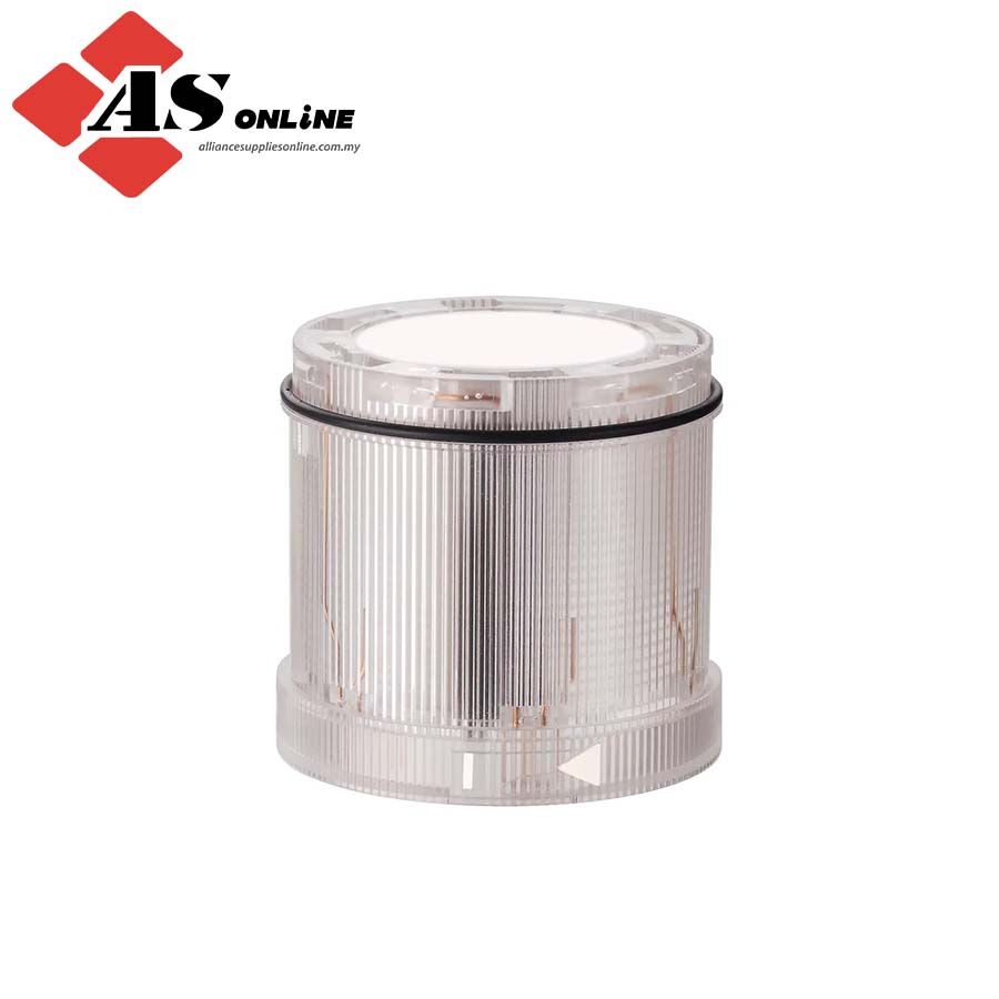 WERMA KS72 Series Clear Flashing Effect Flashing Light Element, LED Bulb 24V, DC, IP65 / Model: ASRC647.440.55 / 647.440.55