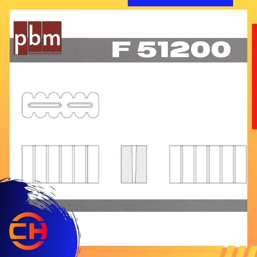 FLUTED BLOCK F 51200 