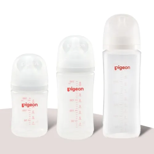 PIGEON SofTouch™ Wide-Neck PP Nursing Bottle 160ml/240ml/330ml