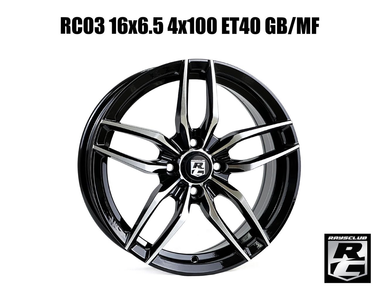RCO3 16x6.5 4x100 ET40 GB/MF
