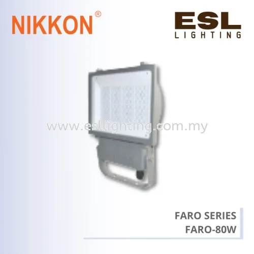 NIKKON LED FLOODLIGHT FARO SERIES 80W - FARO-80W