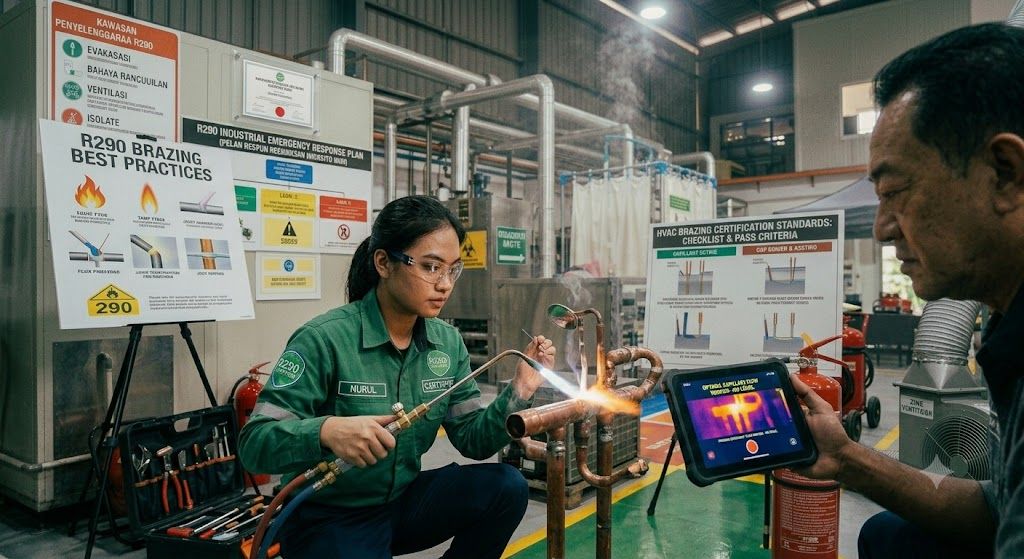 refrigeration copper brazing best practices