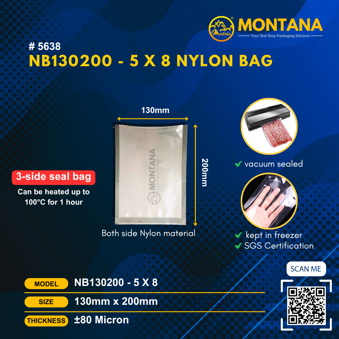 (5638) NB130200 - 5 x 8 NYLON BAG