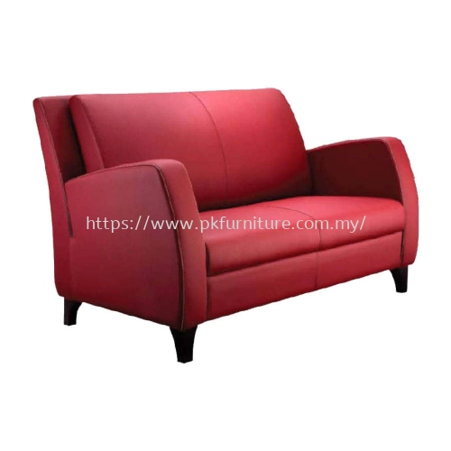 Leather Office Sofa - LOS-007-2S-N1 - Camelia - 2 Seater Sofa