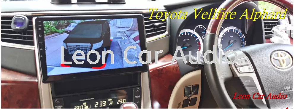 Toyota vellfire Alphard anh20 OEM 10" fhd 8core DSP Wifi GPS USB 360 3D Panaromic DVR Player