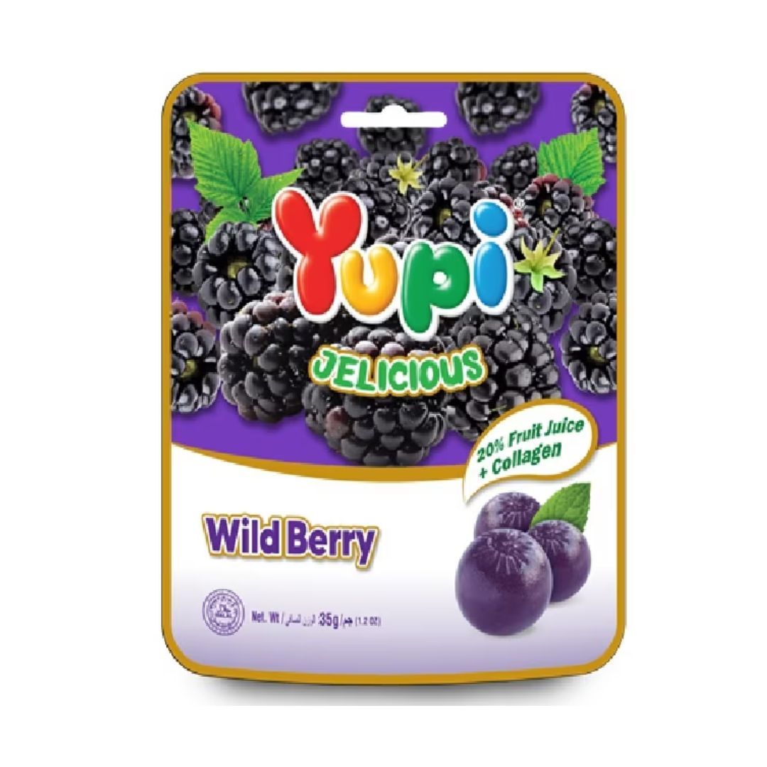 Yupi Jelicious Wildberry 35g