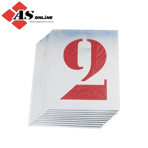 KENNEDY 0 to 9, Steel, Stencil, 40mm, Set of 10 / Model: KEN5610400K