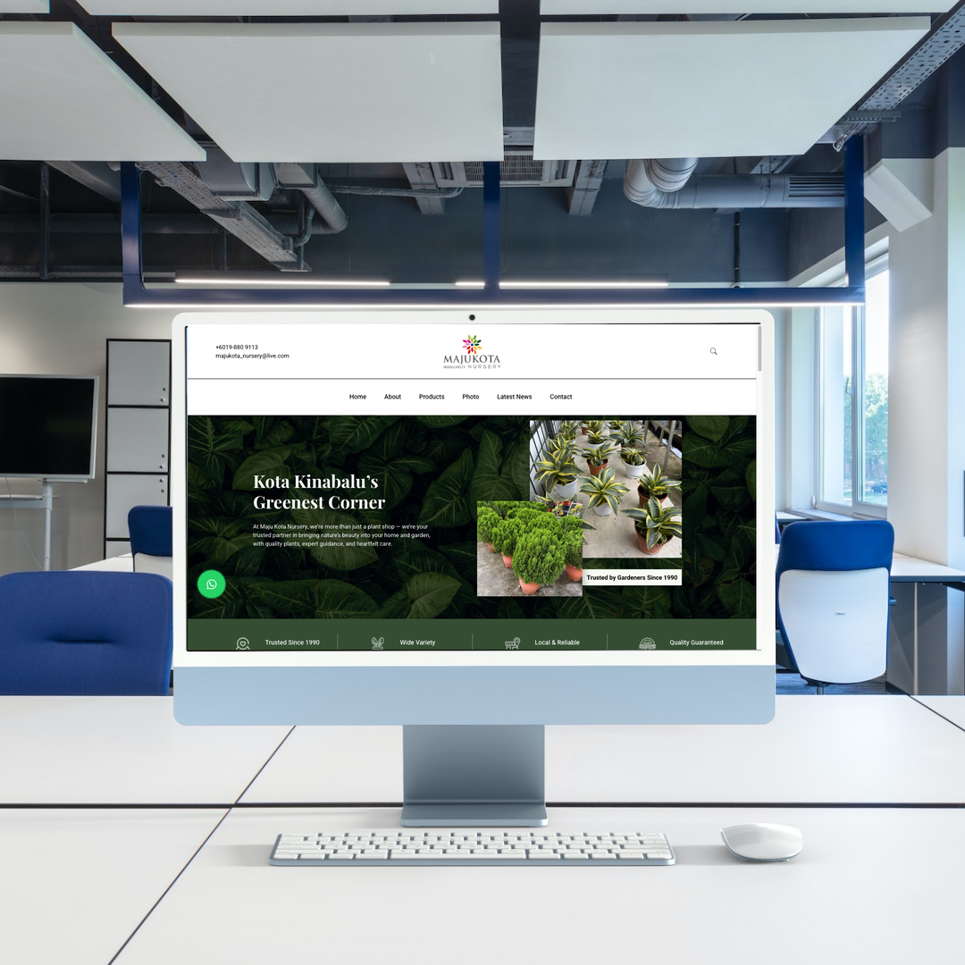 Plant Nursery Kota Kinabalu Website Design & SEO | Sabah
