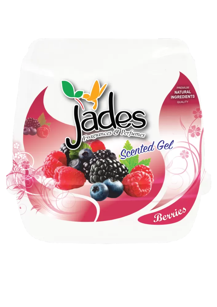 Jades Scented Gel 180gm - Berries (Air Freshener Room)