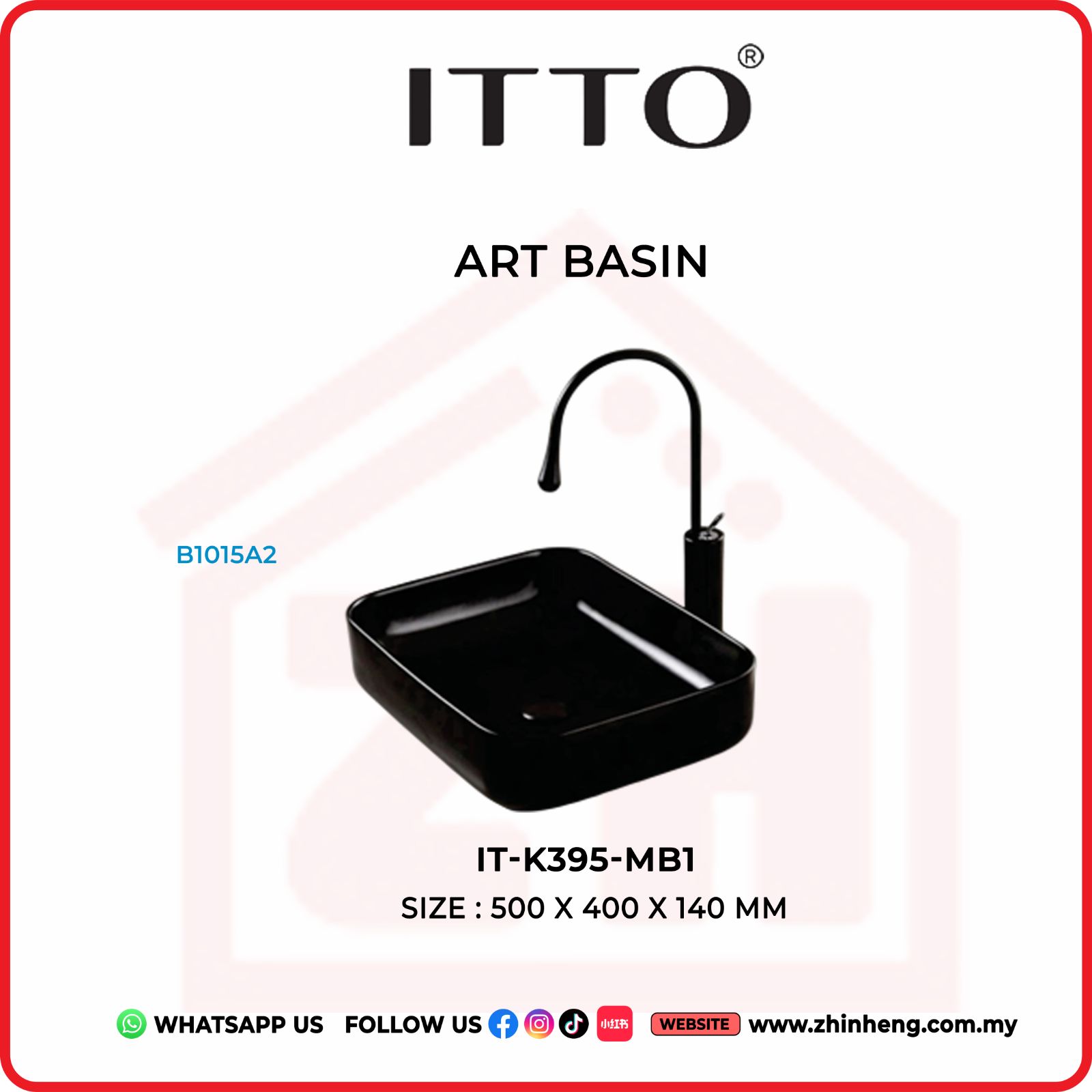 ITTO ART BASIN IT-K395-MB1