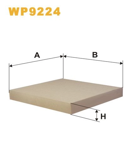 Original WIX Cabin Filter WP9224 - for HONDA Accord IX 2.0 i