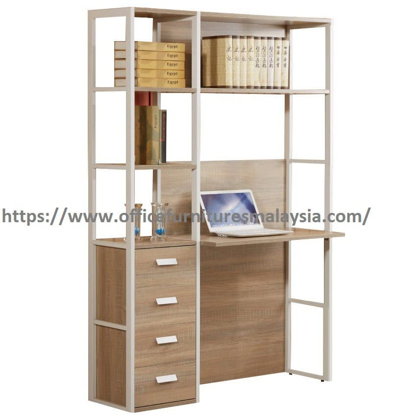4 ft Stylish Computer Desk Bookcase Design Home Office YG5010