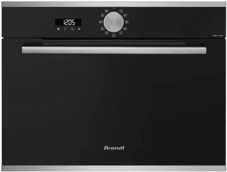 Brandt 45cm Built In Steam Oven BKV7132LX - Stainless Steel (29L)