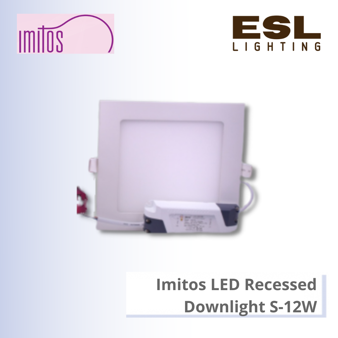 IMITOS LED Recessed Downlight Square 12W - LED-DL-S-12W [SIRIM]