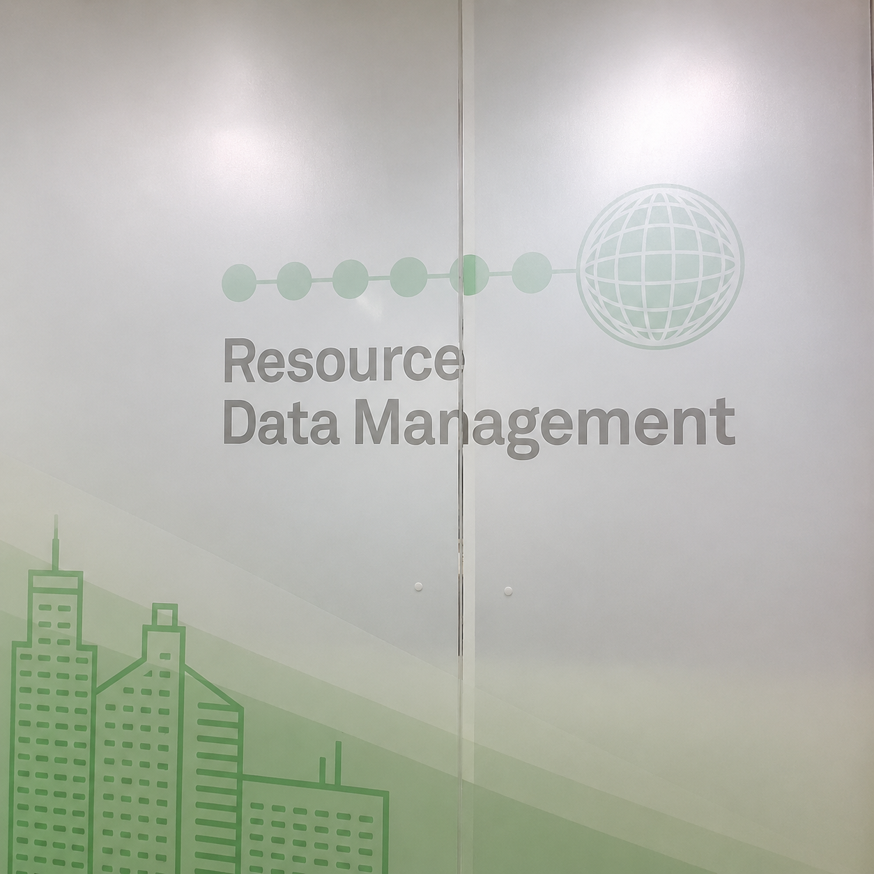 Frosted Glass Signage for Office in Selangor