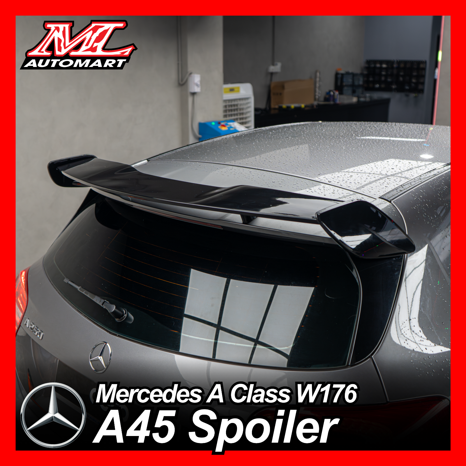 Mercedes Benz A Class W176 A45 Spoiler