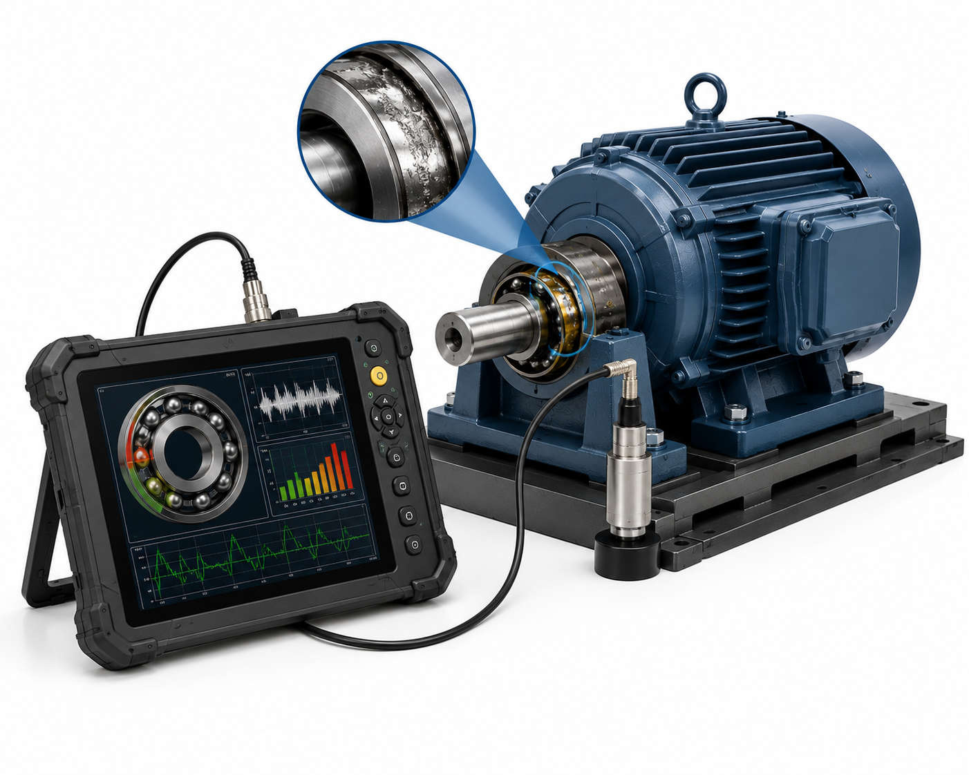 Electric Bearing Wear Condition Evaluation