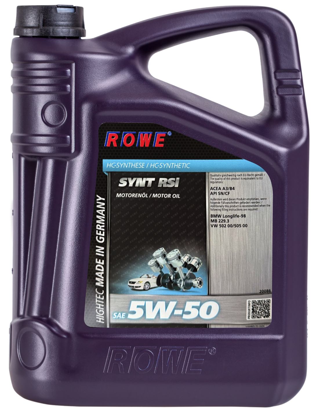 HIGHTEC SYNT RSi SAE 5W-50