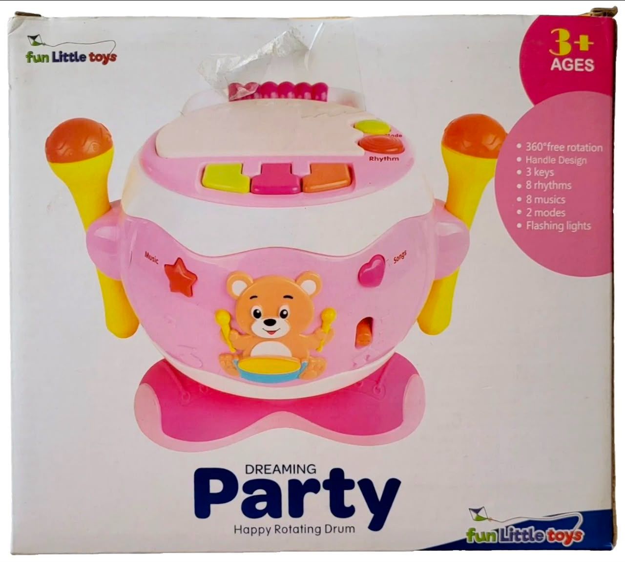 BAOLI Dreaming Party Happy Rotating Drum Toy