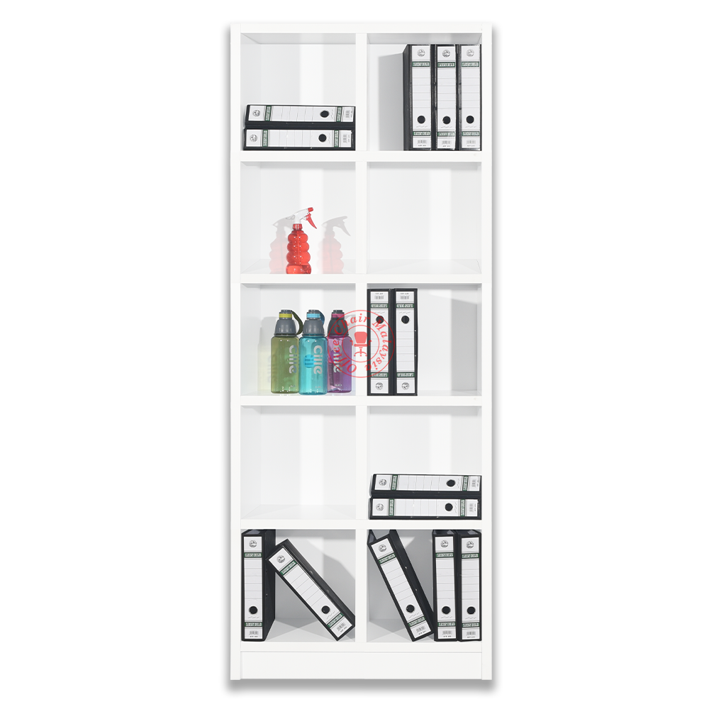 10 Compartment Bookshelf / Bookshelves / File Rack - Thickness 30mm ...