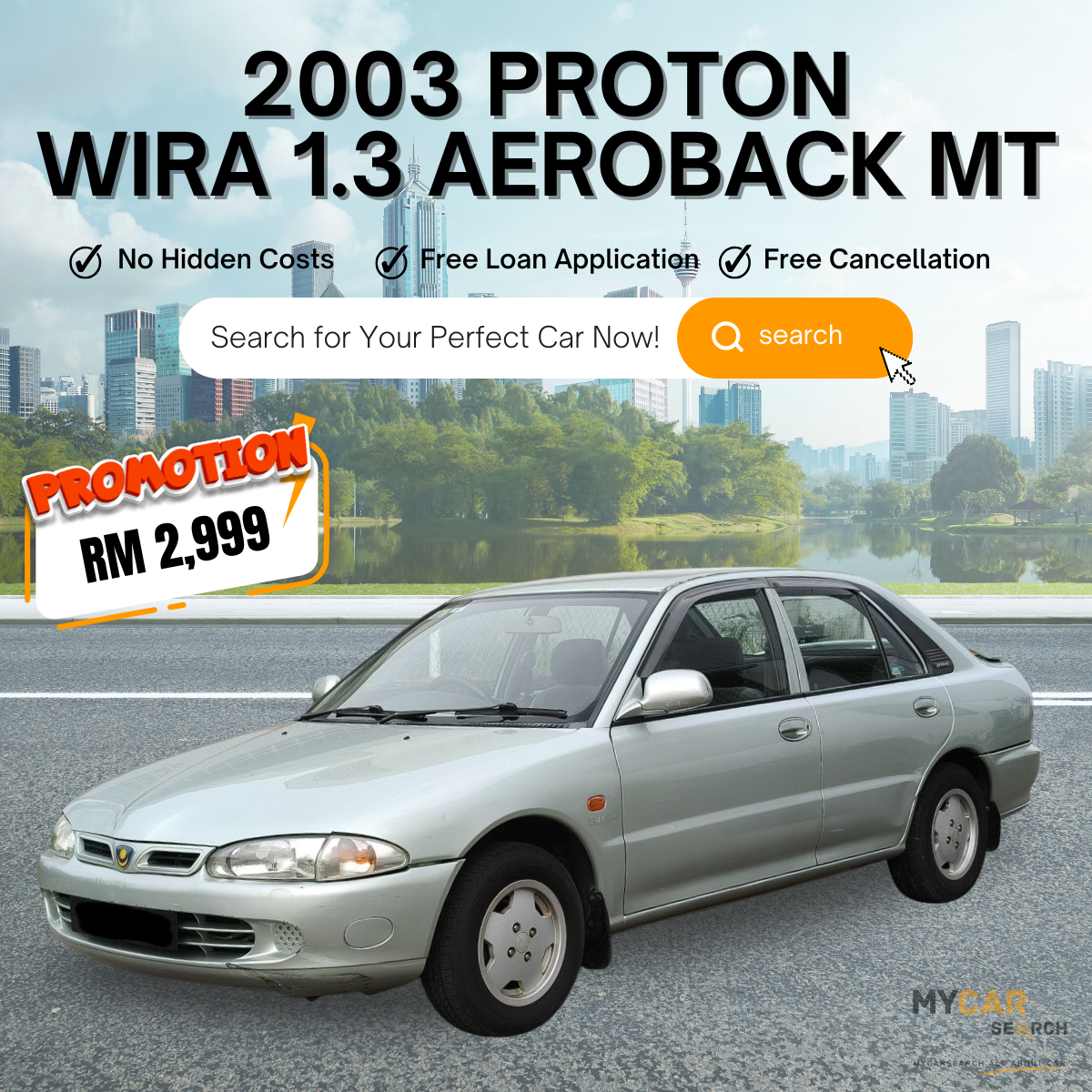 2003 PROTON WIRA AEROBACK 1.3 MT
