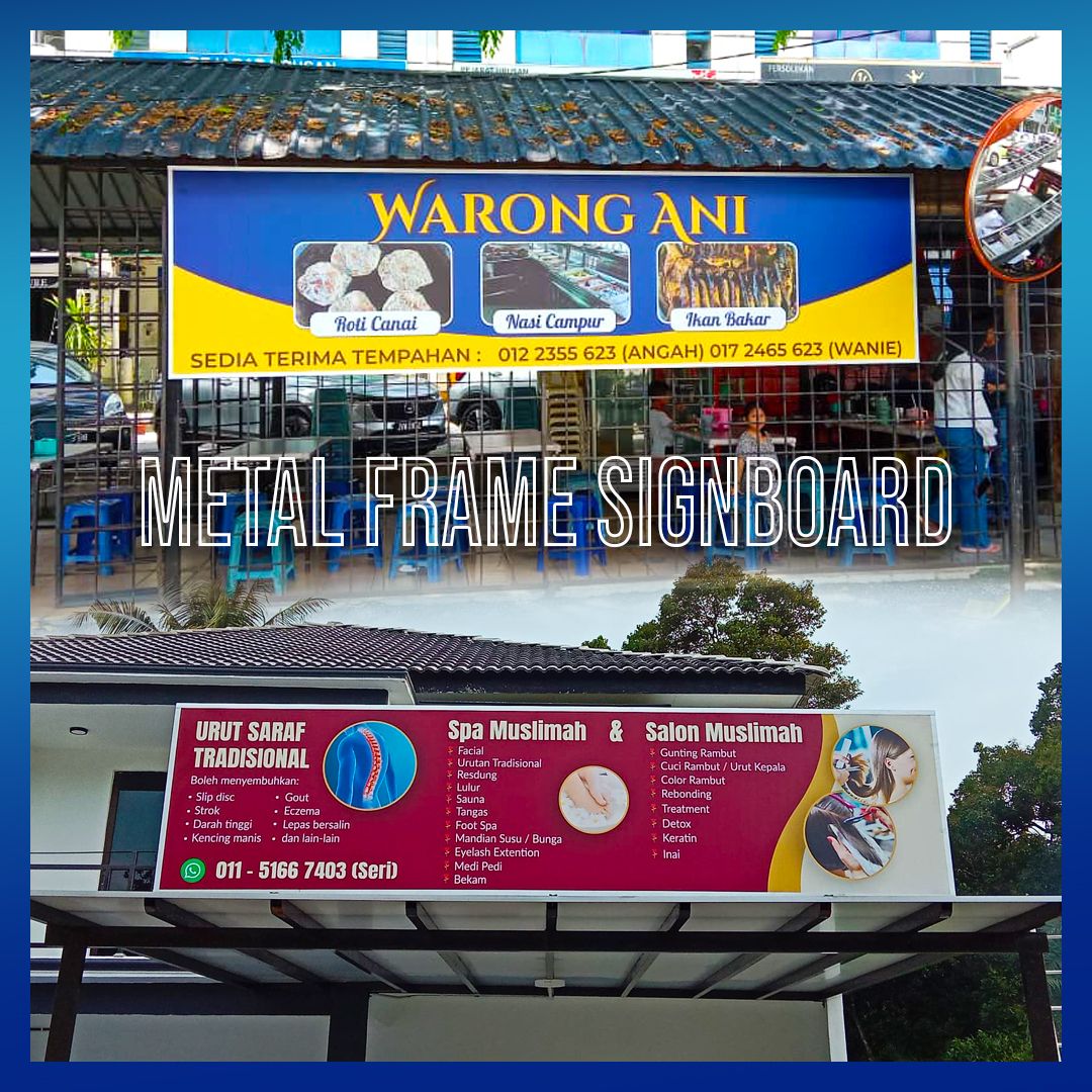 Metal Frame Signboard