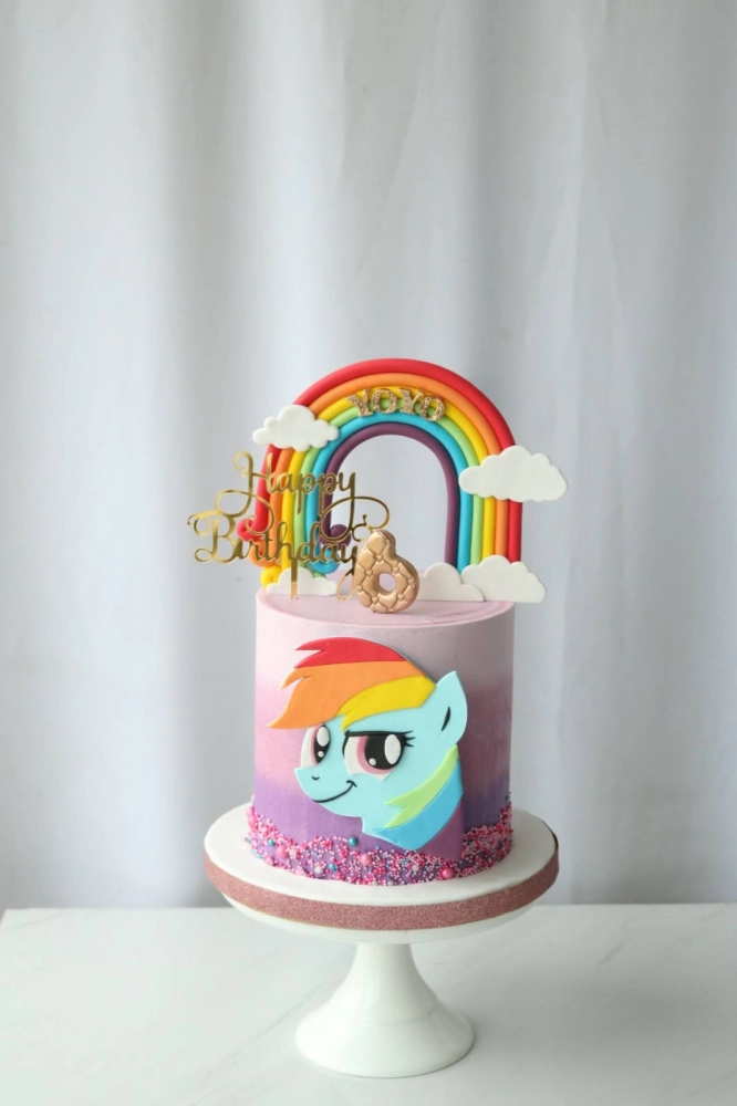 Little Pony Rainbow Dash 2D Cake