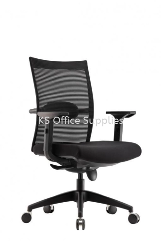Vito KSC3337(A) Mesh Low Back Chair PVC/Fabric
