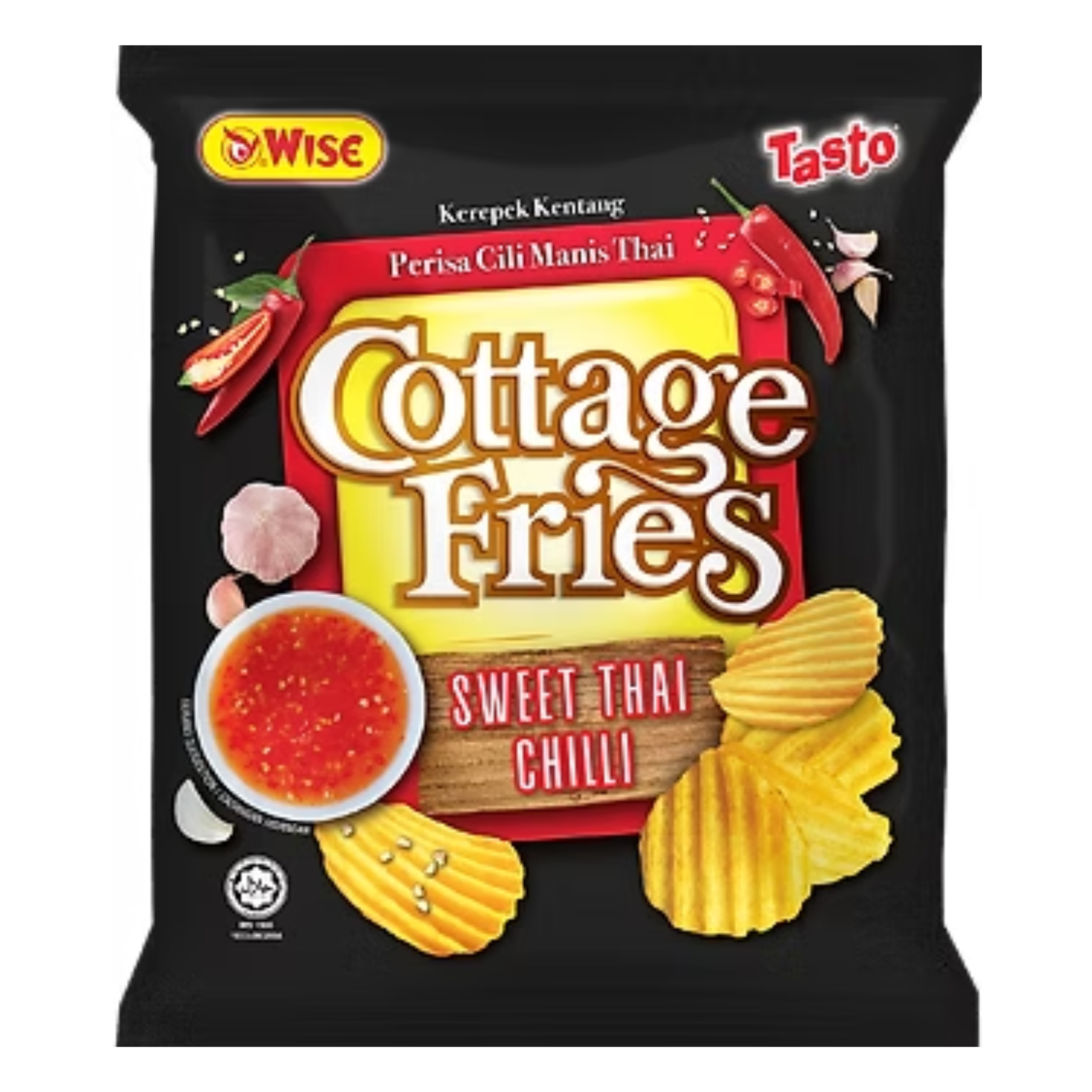 Wise Cottage Fries Sweet Thai Chili Potato Chips 50g