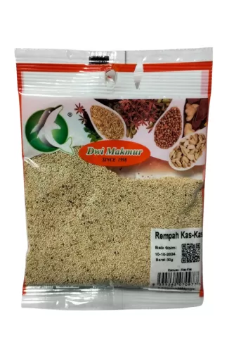 Rempah Kas Kas 30G RM2.50 X 10 Unit C.Dwi Makmur