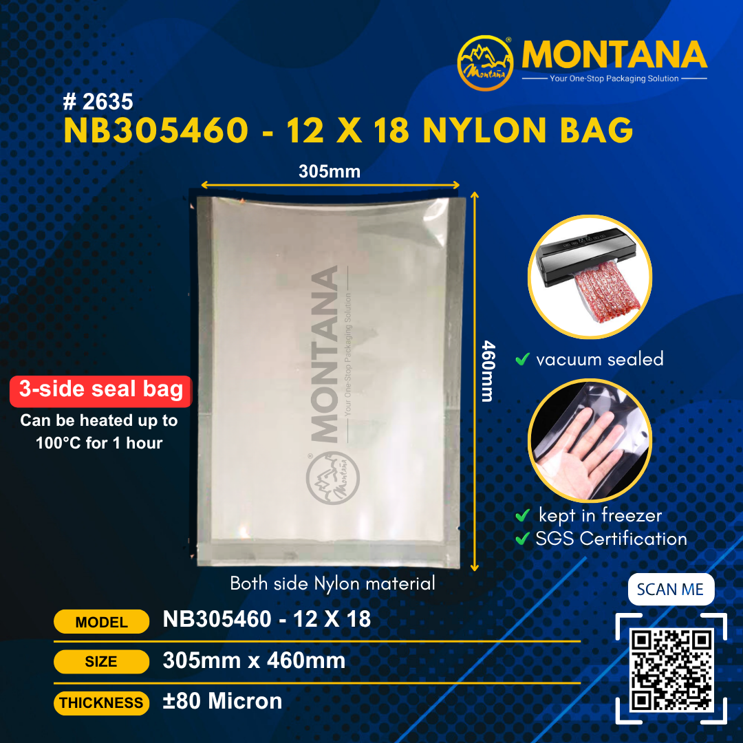 (2635) NB305460 - 12 x 18 NYLON BAG