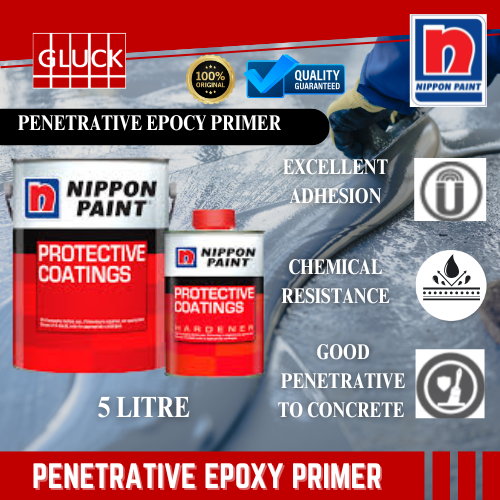 (5L) Nippon Paint Protective Coating/Penetrative Epoxy Primer  (5L)