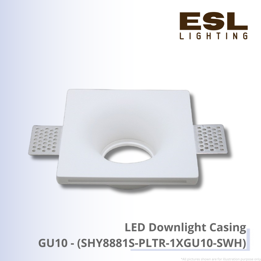 LED Downlight Casing GU10 - SHY8881S-PLTR-1XGU10-SWH