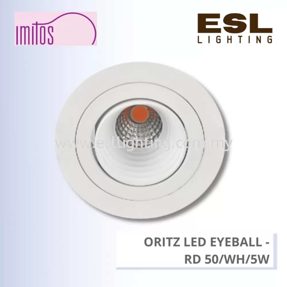IMITOS ORITZ LED EYEBALL 5W - RD50/WH/5W