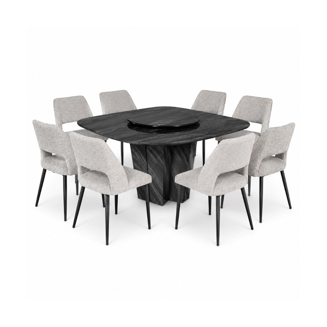 1+8 Seater Dorvella Square Dining Set
