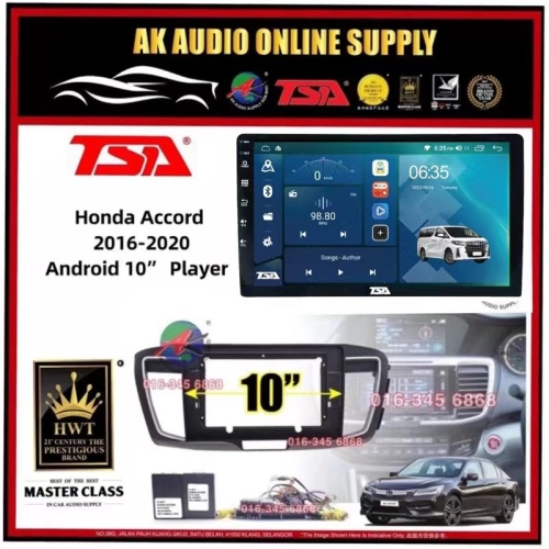 818 2+32GB◾TSA Honda Accord 2016 -2020 Android 10'' inch DSP/QLED/CARPLAY Car Player Monitor