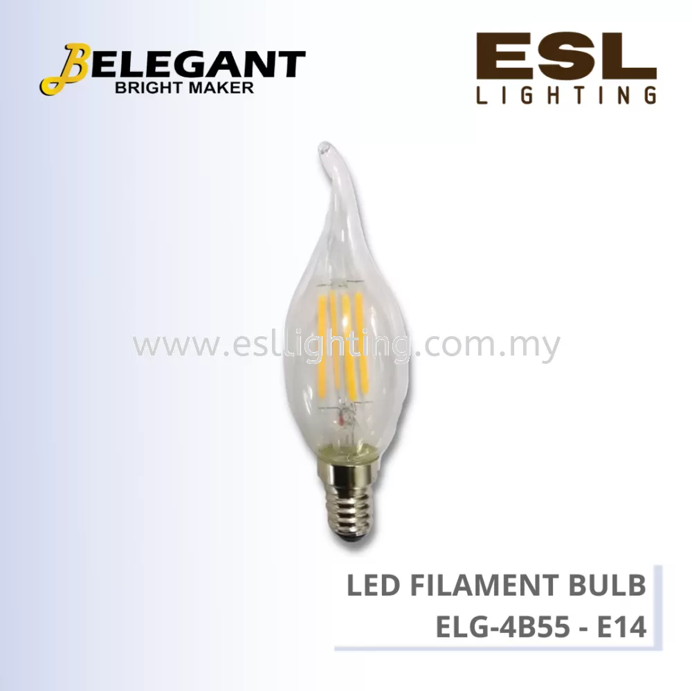 BELEGANT LED FILAMENT BULB E14 4W - ELG-4B55