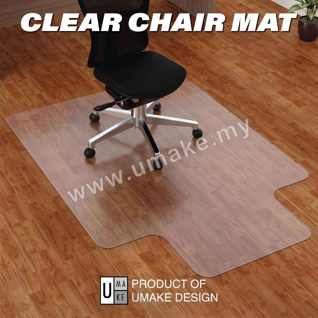 PVC Office Chair Mat Supplier Malaysia | Clear Hard-Floor Protector, Bulk & Custom Sizes (Factory Direct)