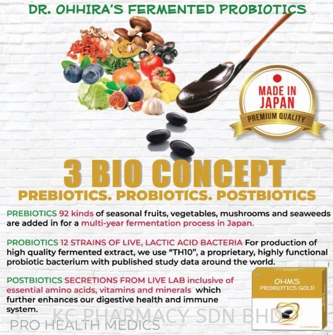 (HOT PRODUCT) PHM OHMS Probiotics Gold 60's