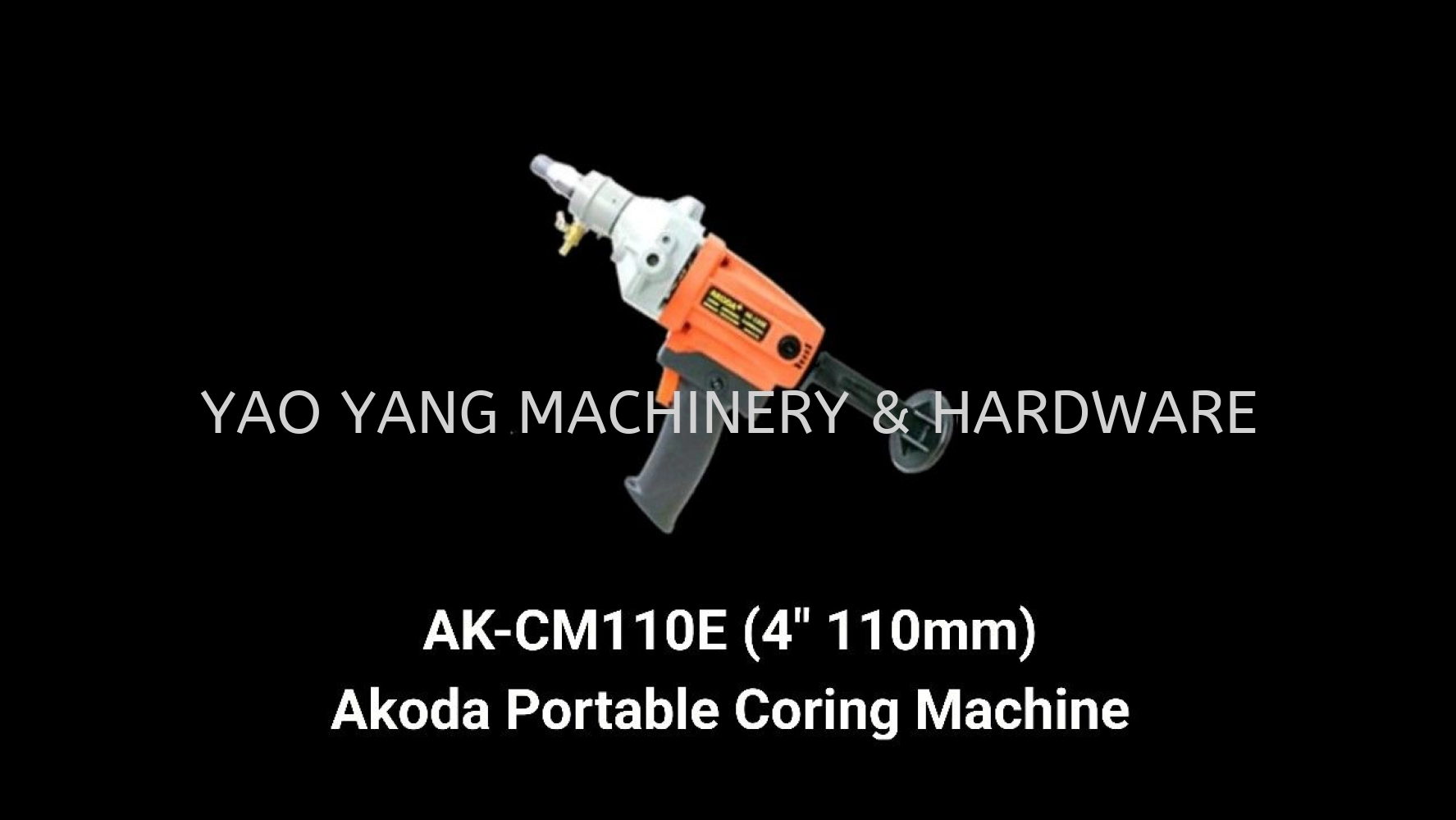 AK-CM110E Akoda Portable Diamond Coring Machine (4" 110mm)
