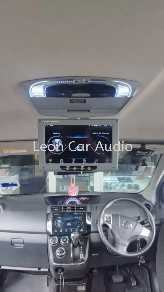 Perodua alza 9" fhd roof led monitor
