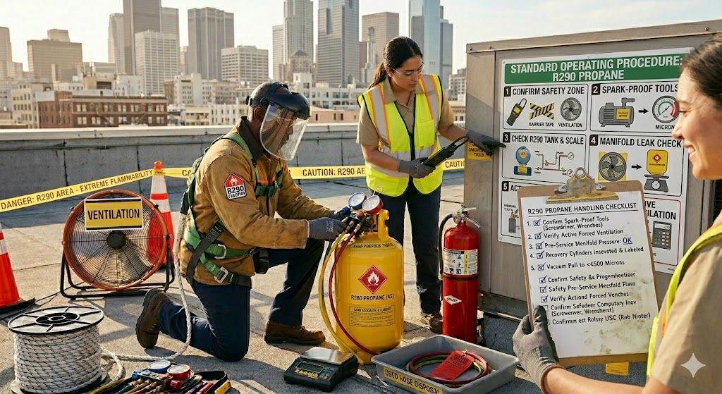 propane refrigerant standard operating procedure
