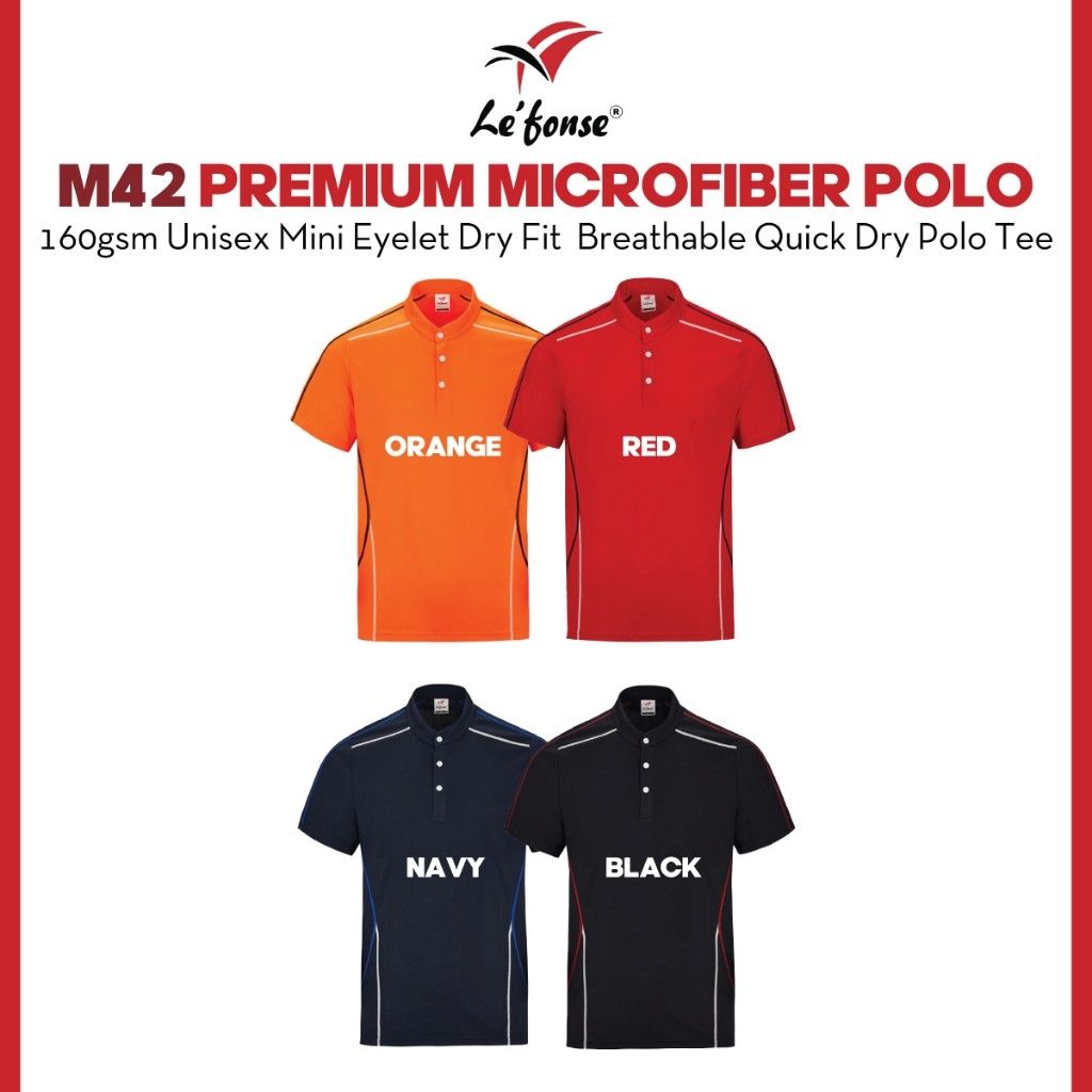 LEFONSE Premium Dri-Fit Microfiber Polo M4200