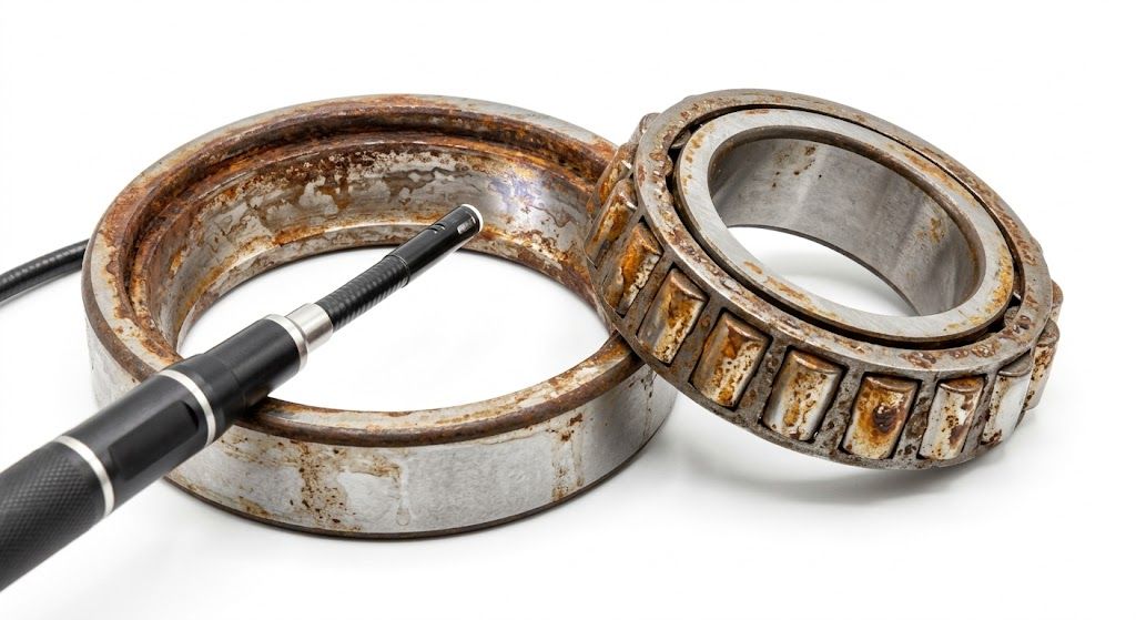 Electric Bearing Moisture Damage Inspection