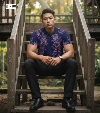 Custom Batik Sublimation T-Shirt