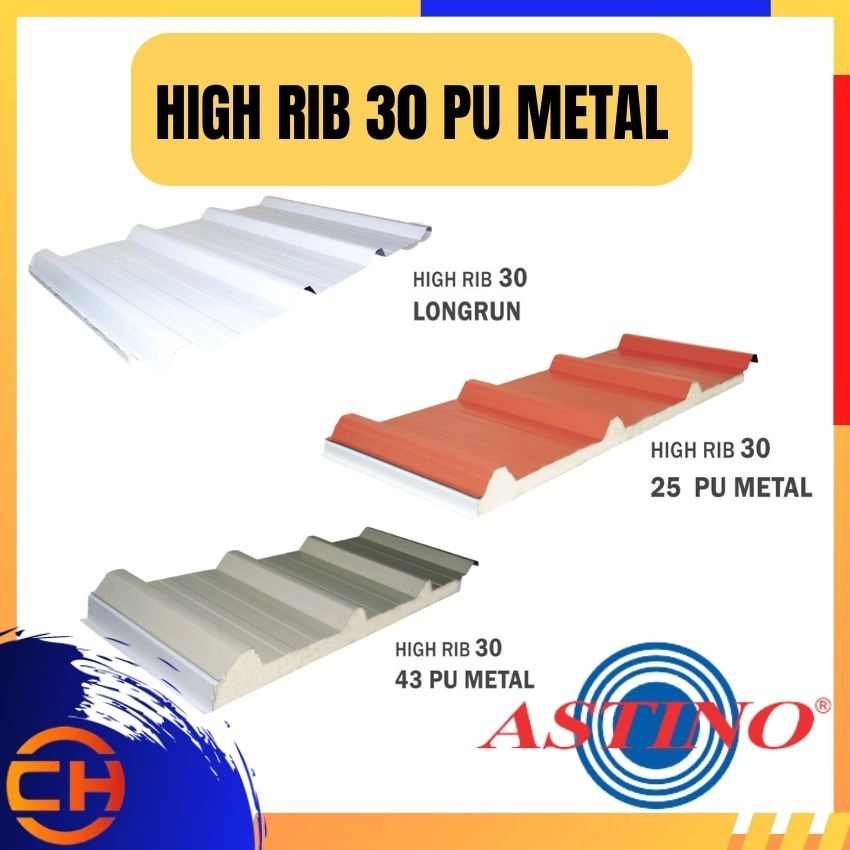 ASTINO HIGH RIB 30 PU METAL