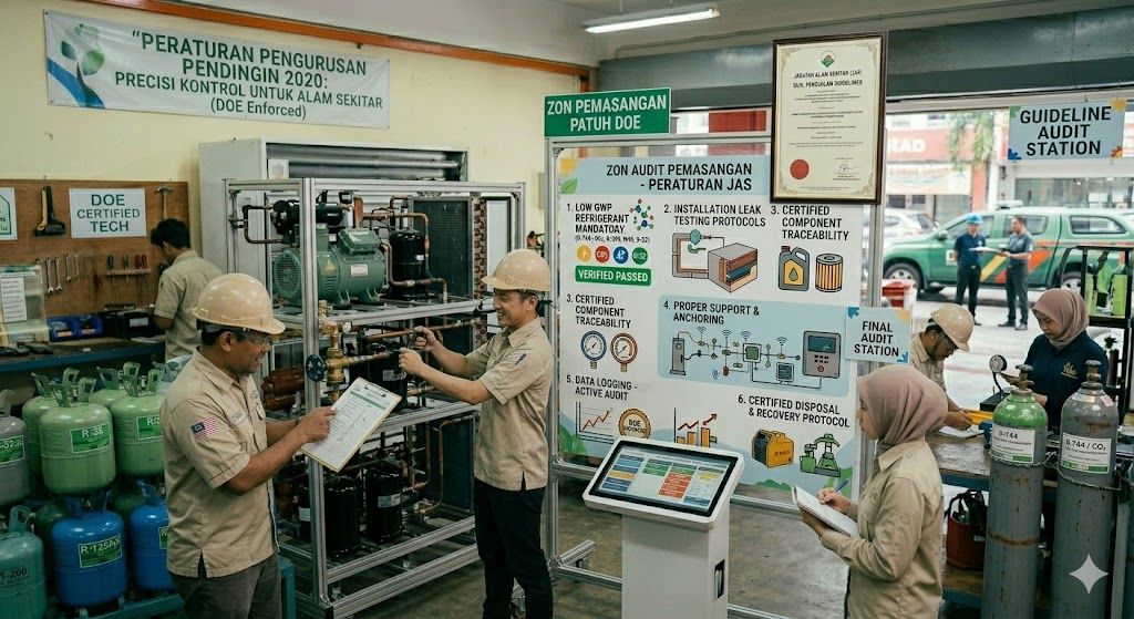 refrigeration system installation regulations Malaysia DOE